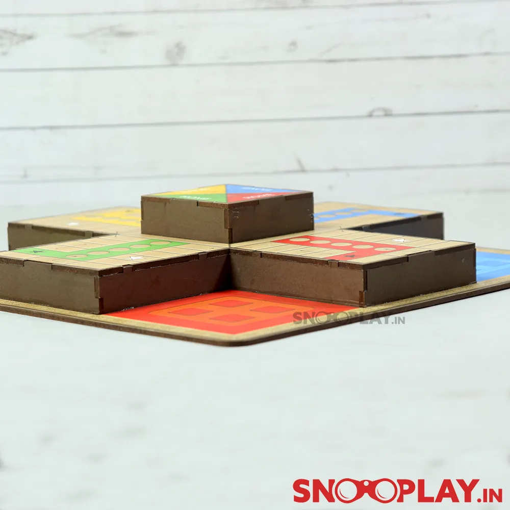 3D Ludo Wooden Board Game