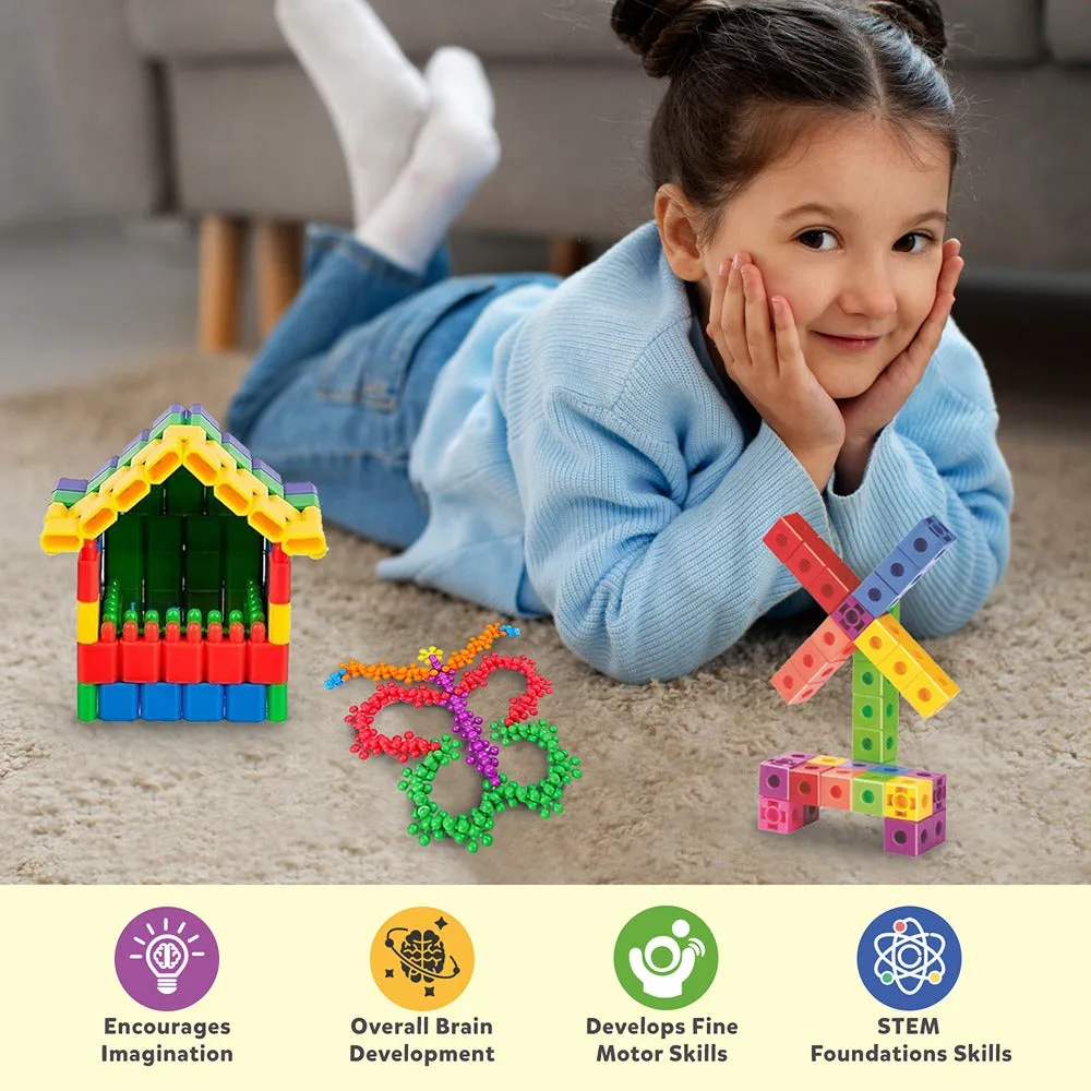 5-in-1 Ultimate Building Blocks Set - Education & Learning Blocks (250  pcs)