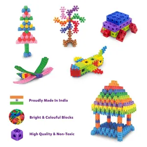 5-in-1 Ultimate Building Blocks Set - Education & Learning Blocks (250  pcs)