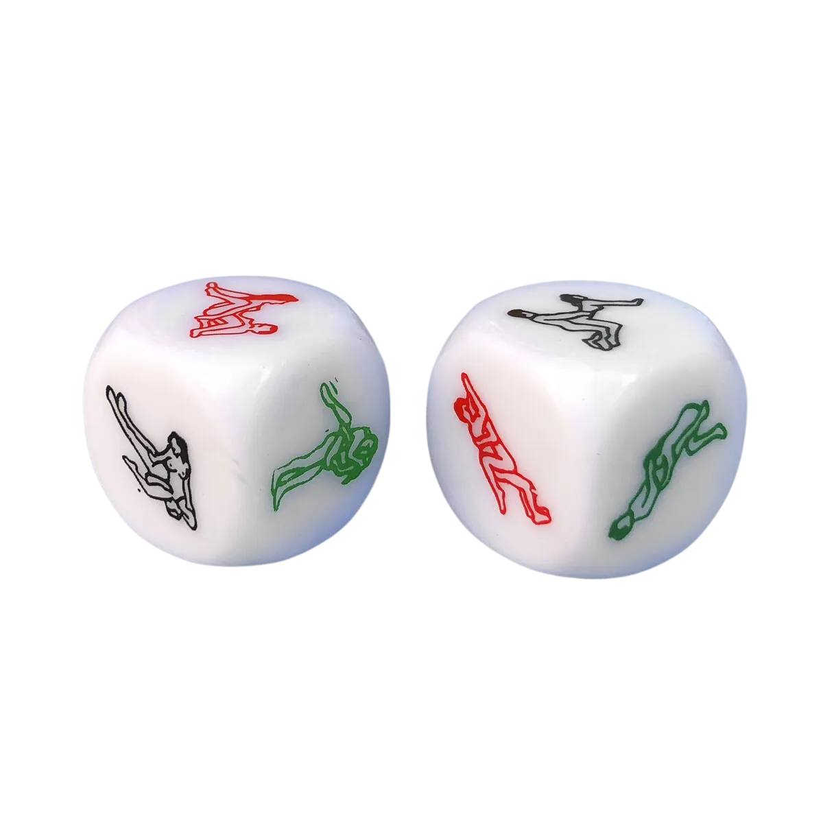 6 Sided Adult Dice | White | Games