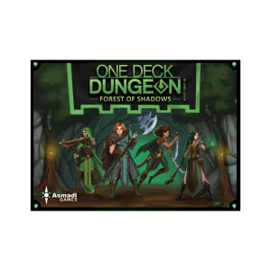 Asmadi Games One Deck Dungeon: Forest of Shadows Cooperative Board Game