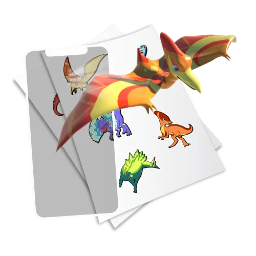 Augmented Reality Stickers for Kids