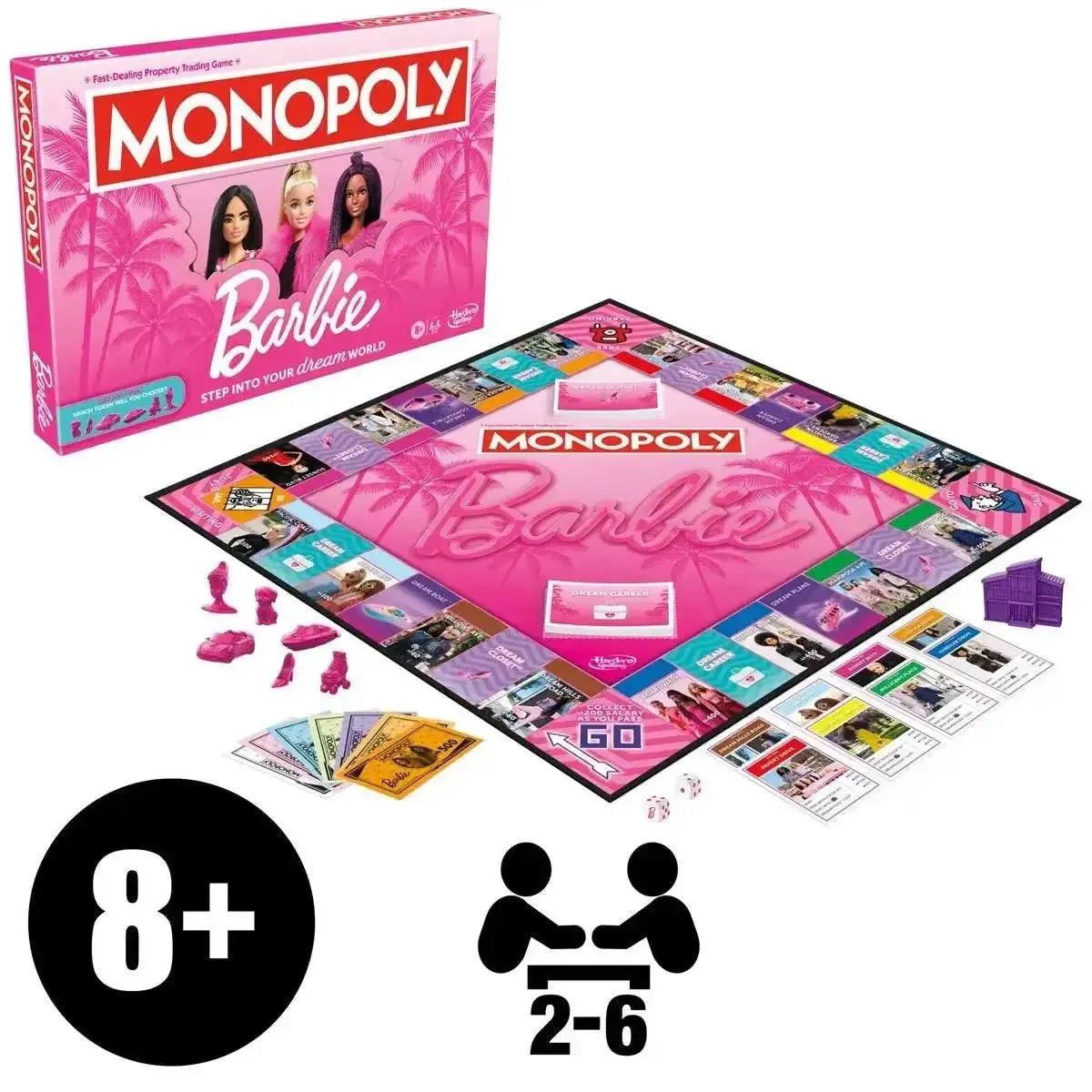 Barbie Edition Monopoly Game