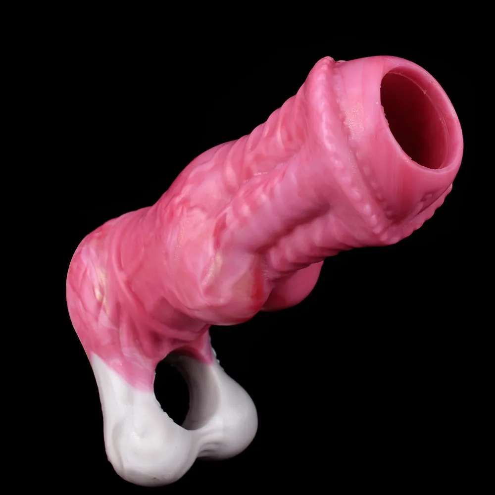 Beast Cock Sleeve Male Sex Toy - Monsterdildo Penis Ring Condom Couple Sex Toy