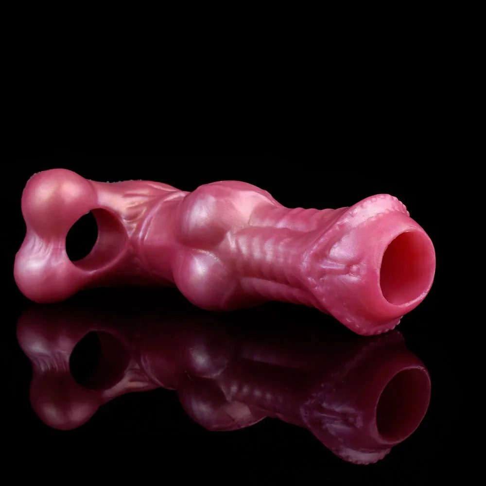 Beast Cock Sleeve Male Sex Toy - Monsterdildo Penis Ring Condom Couple Sex Toy