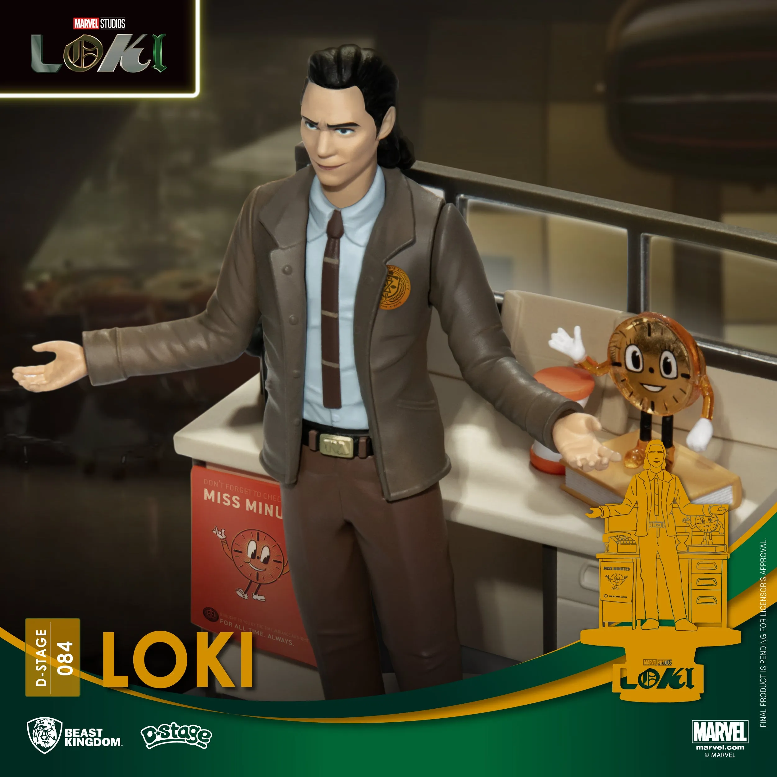 Beast Kingdom DS-084 Marvel: Loki Diorama Stage D-Stage Figure Statue