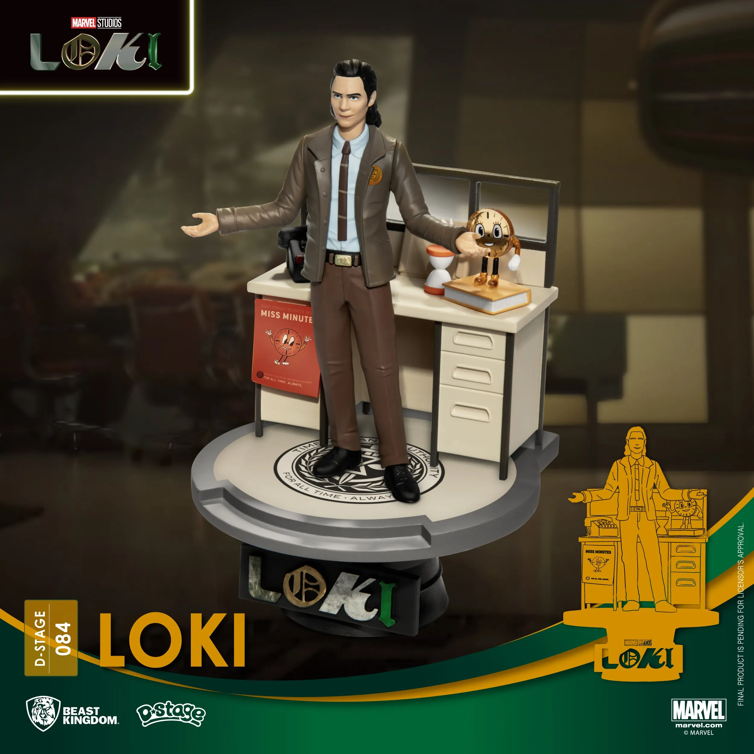 Beast Kingdom DS-084 Marvel: Loki Diorama Stage D-Stage Figure Statue