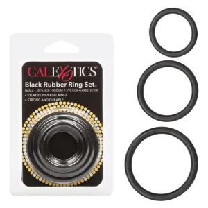 Black Rubber Ring Set