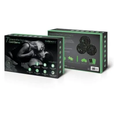 Bodywand 7 Piece Glow In The Dark Card Game