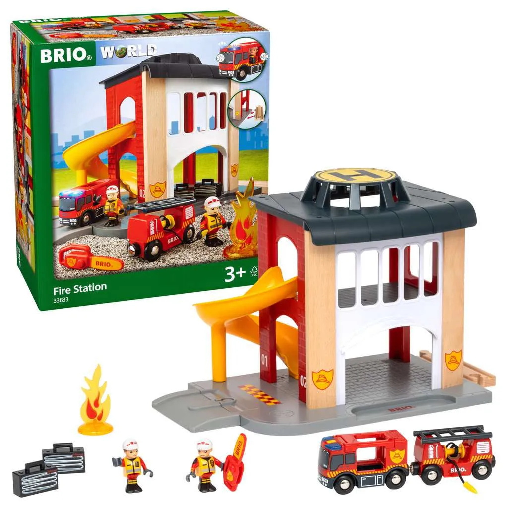 BRIO Rescue Fire Station 33833