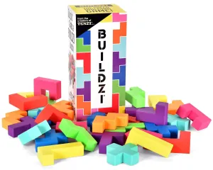 BUILDZI by TENZI - The Fast Stacking Building Block Game for The Whole Family