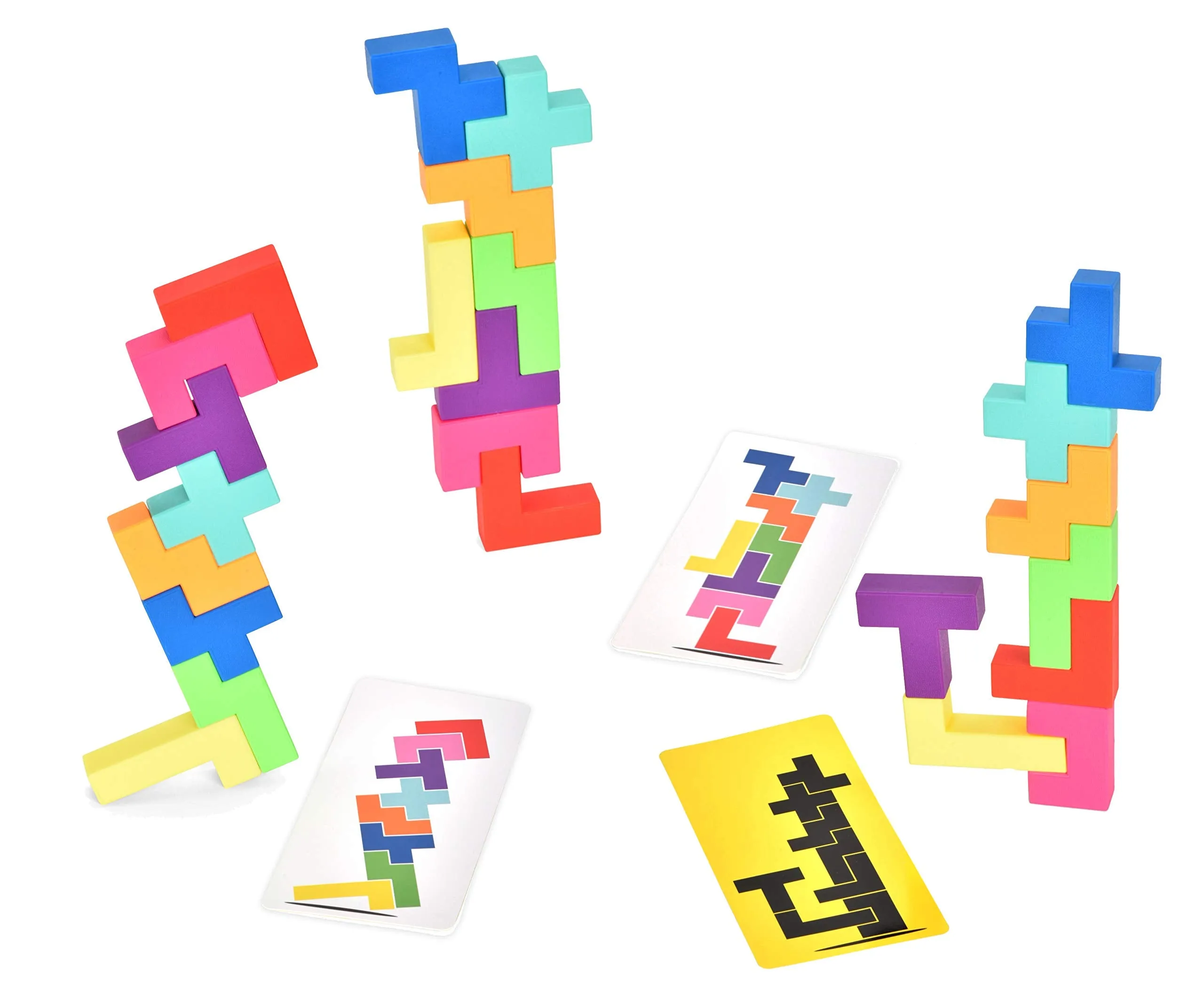 BUILDZI by TENZI - The Fast Stacking Building Block Game for The Whole Family