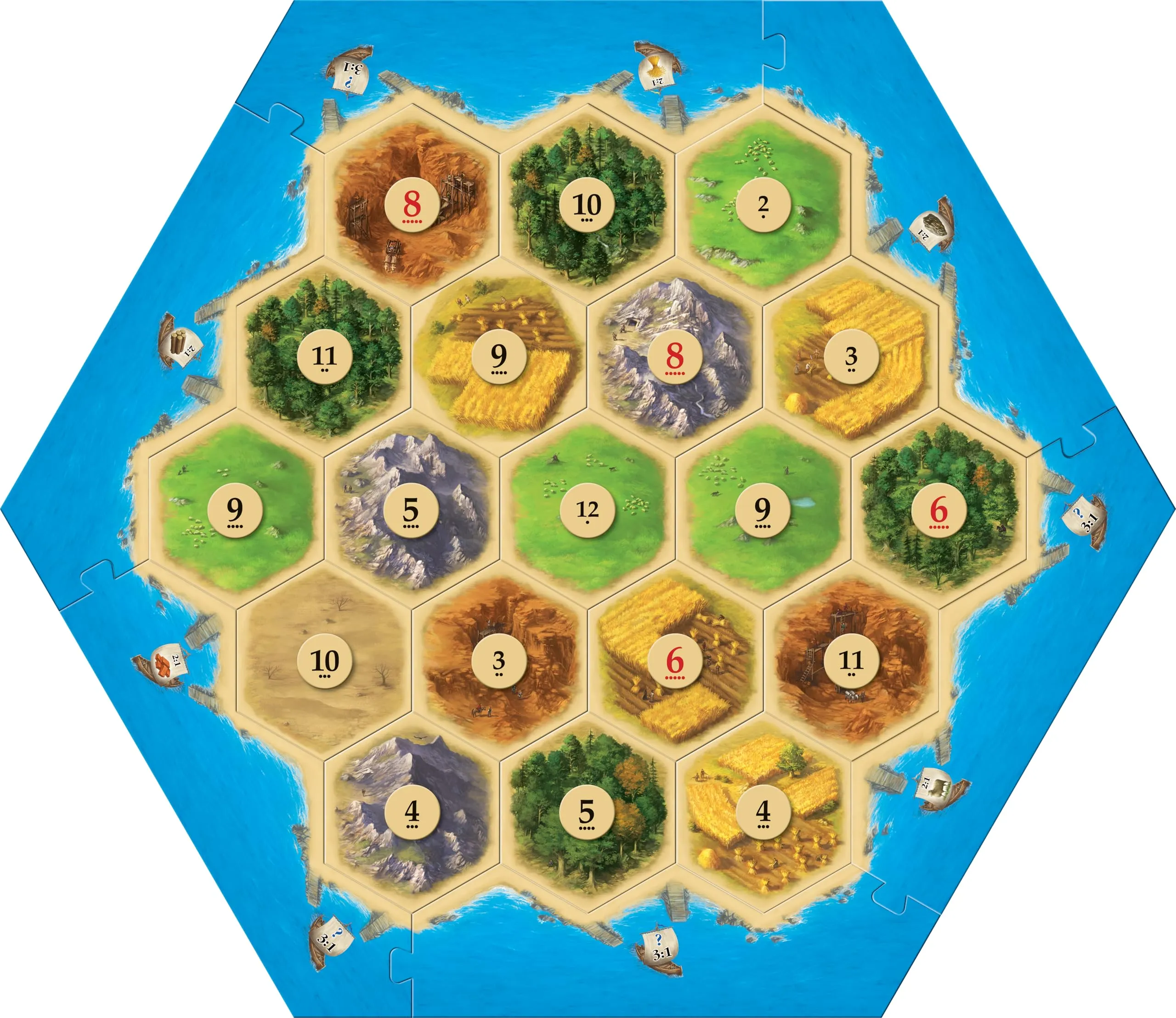 Catan Board Game.