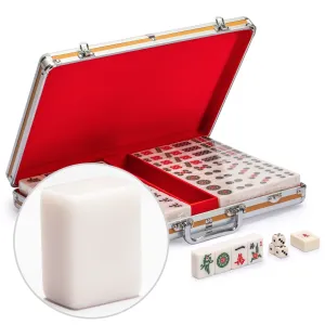 Champion-Size Chinese Mahjong Game Set - with 146 Large Tiles, and Aluminum Case