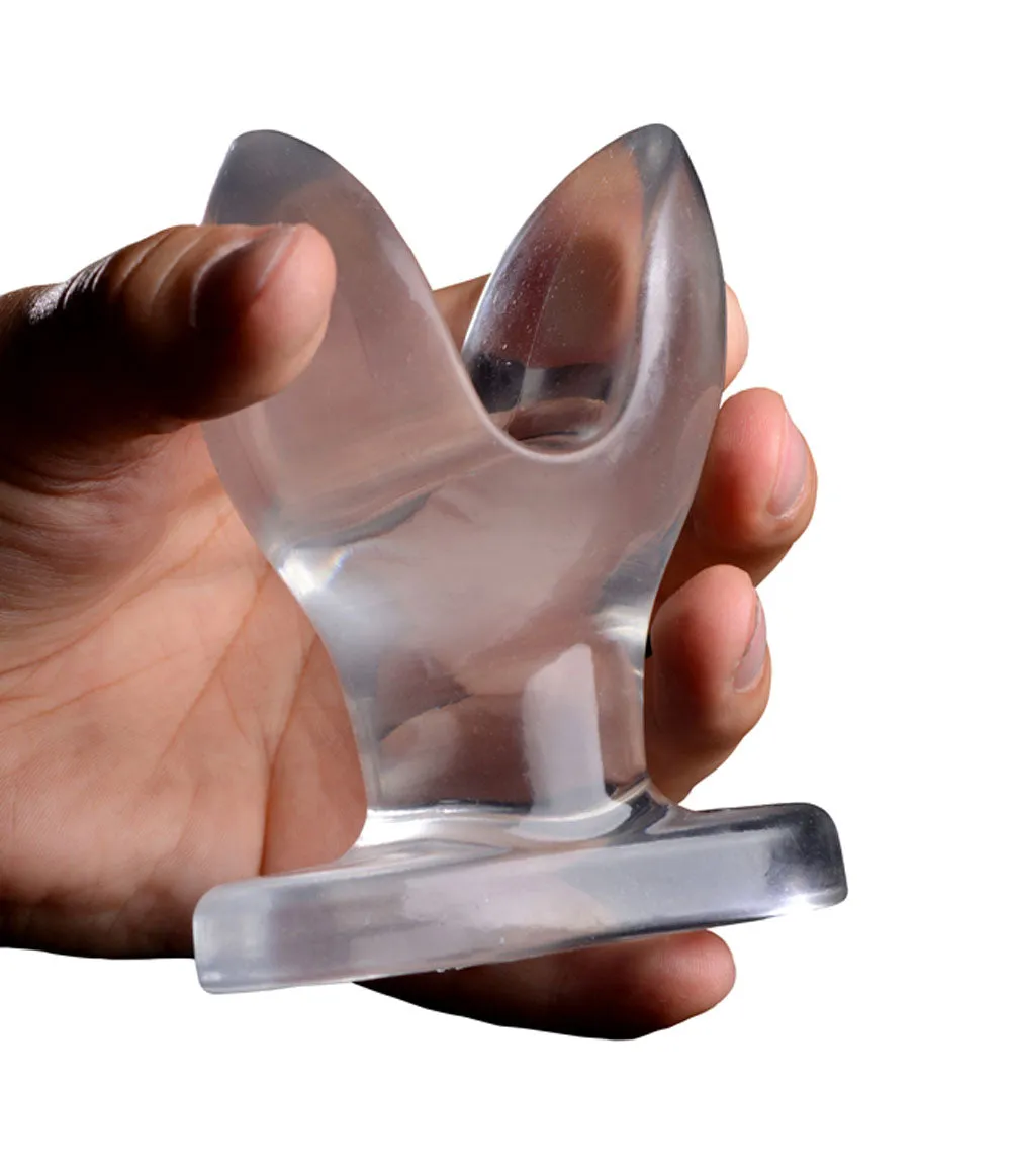 Clear Anchor-Shaped Anal Plug: Fun and Flexible Adventure for Playtime