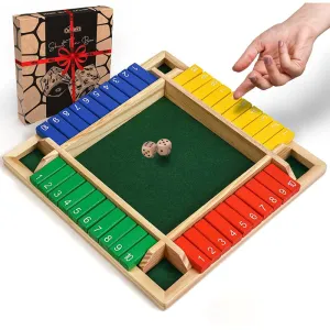 Color Shut the Box Board Game