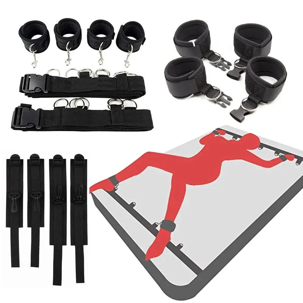 Complete Bed Restraint System BDSM Kit