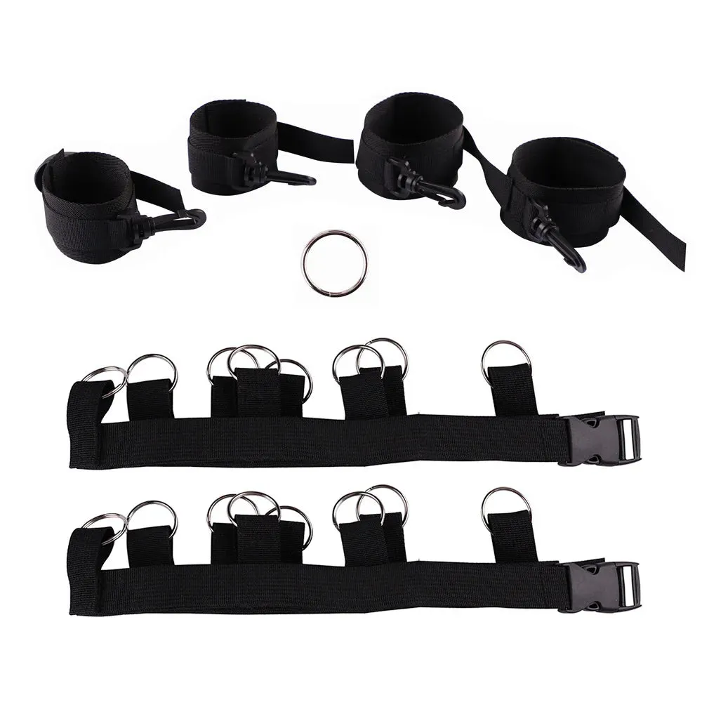 Complete Bed Restraint System BDSM Kit