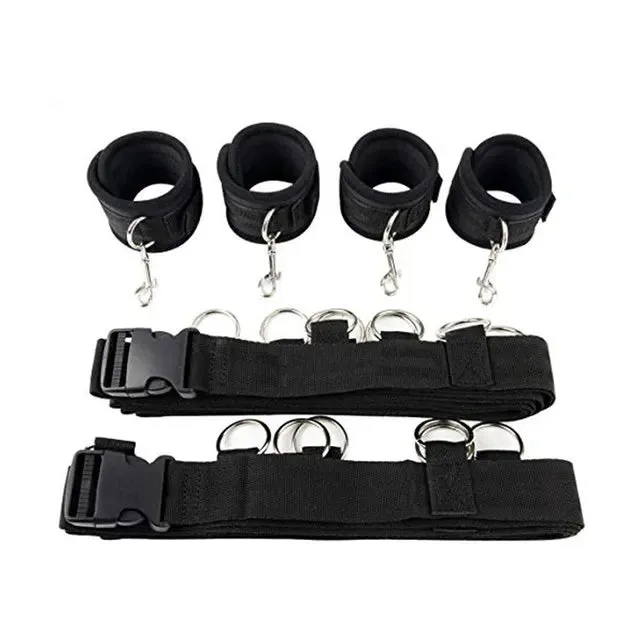 Complete Bed Restraint System BDSM Kit