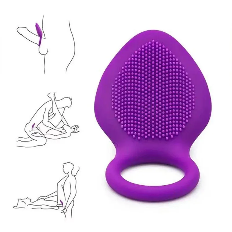 Couples Dual Sensation Pleasure Vibrating Cock Ring Vibrator