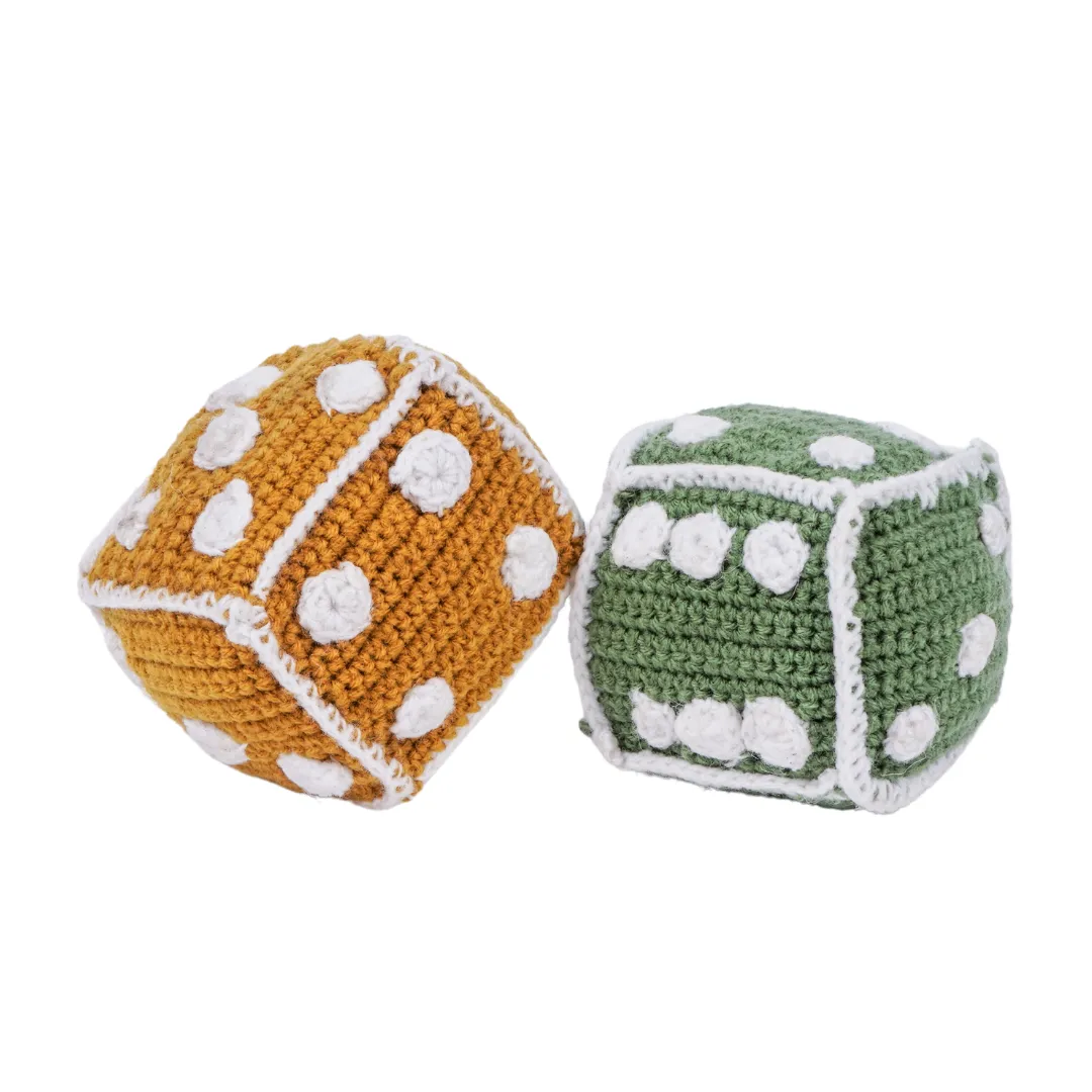 Crochet Dice | Early Math Toy (2 Pcs)