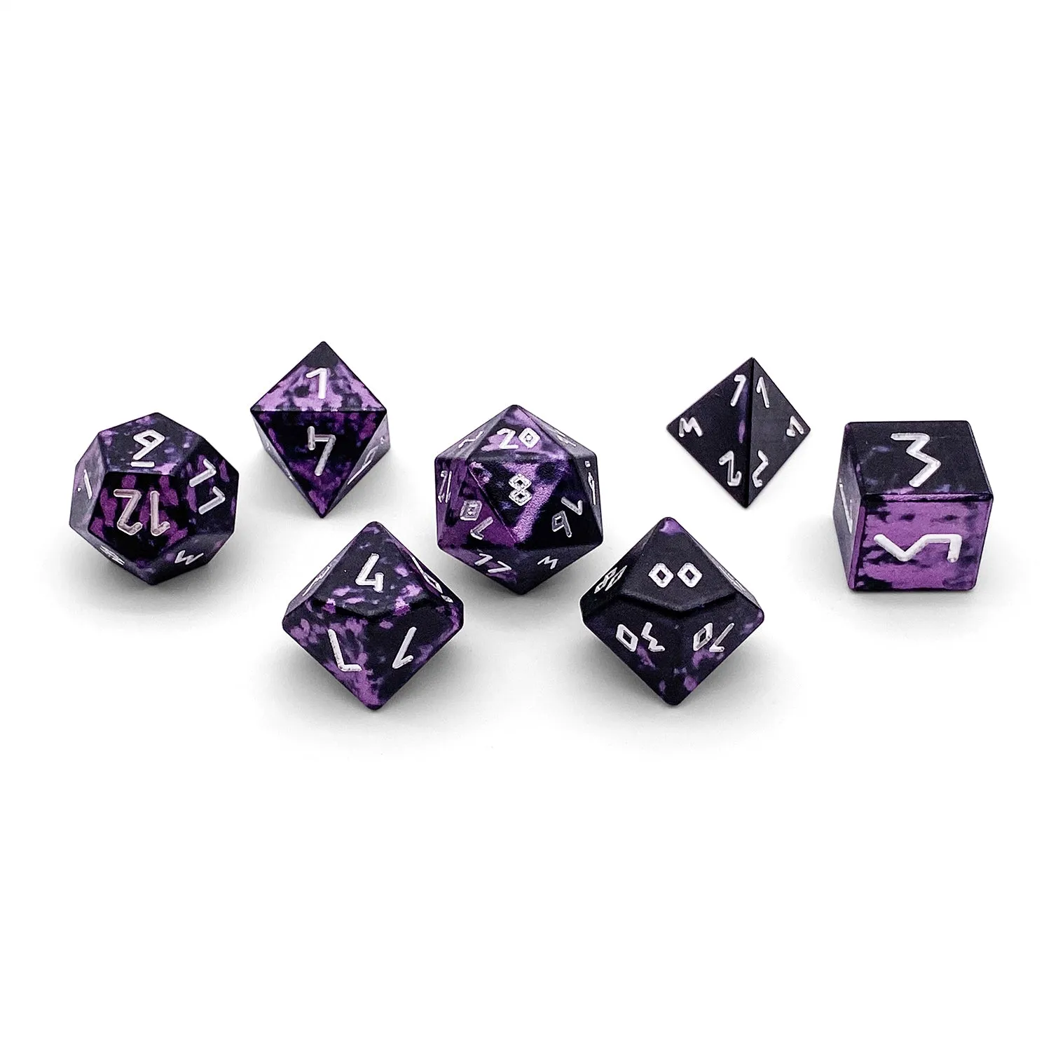 Dracolich - 7 Piece RPG Set 6063 Aluminum Wondrous Dice