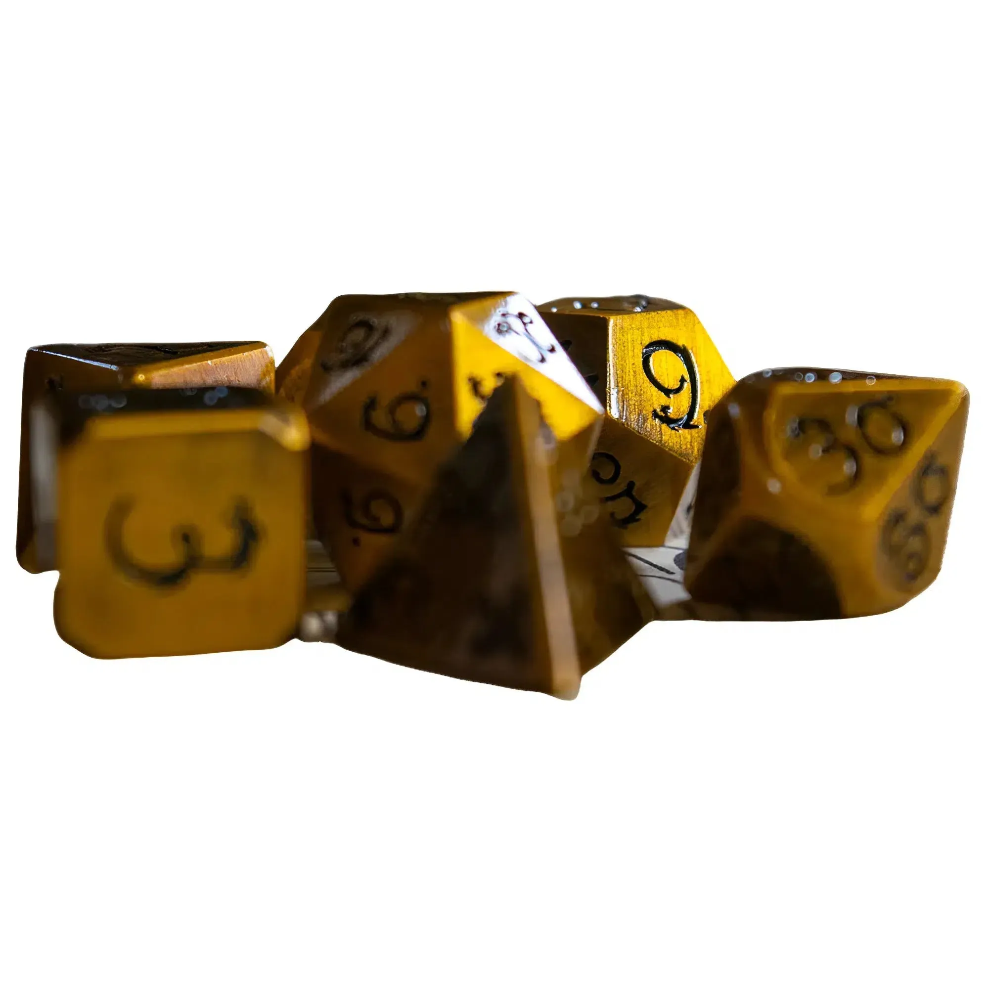 Dragon Metal 7-Piece Polyhedral Dice Set - Game Master Dice