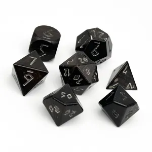 Ebene - 7 Piece RPG Wooden Dice Set