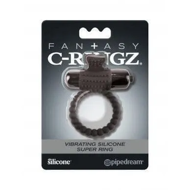 Fantasy C Ringz Vibrating Silicone Super Ring Erection Support