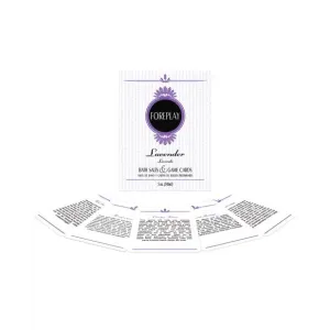 Foreplay Bath Salts & Game Cards - Lavender