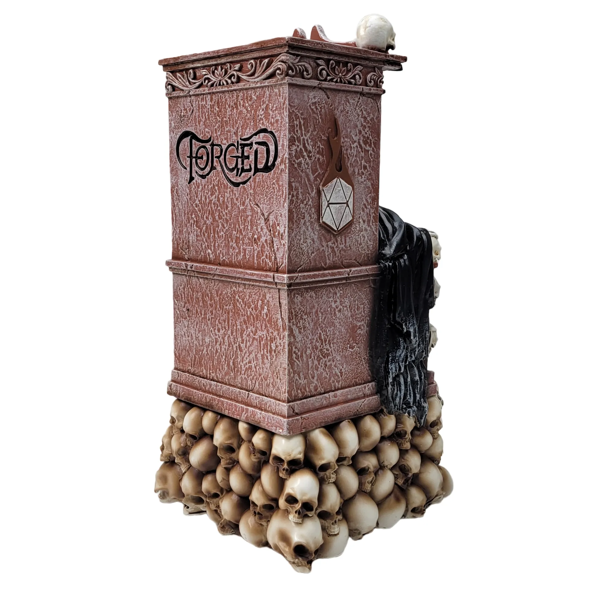 Forged Grim Bones Reaper Dice Tower