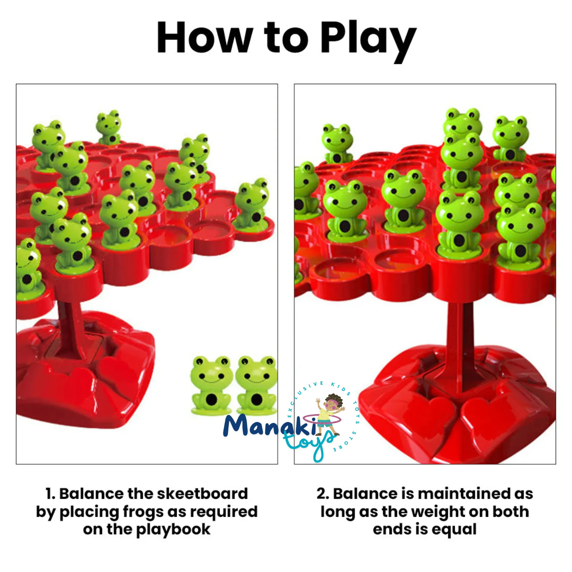 FROG BALANCE GAME TOYS,TWO-PLAYER BALANCE GAME TREE PARENT-CHILD INTERACTIVE FAMILY TABLETOP PUZZLE GAME MONTESSORI TOY,BIRTHDAY CHRISTMAS BULK FROGS BOARD GAME FOR KIDS ADULTS (FROG)…