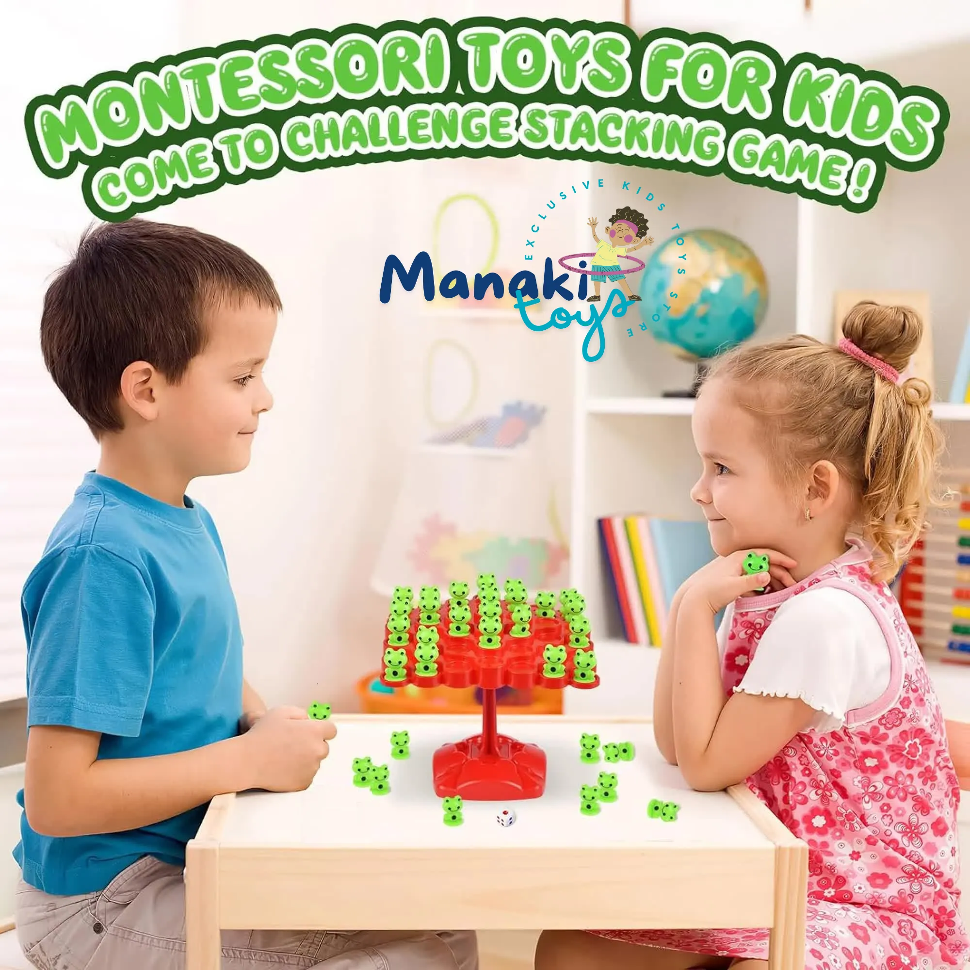 FROG BALANCE GAME TOYS,TWO-PLAYER BALANCE GAME TREE PARENT-CHILD INTERACTIVE FAMILY TABLETOP PUZZLE GAME MONTESSORI TOY,BIRTHDAY CHRISTMAS BULK FROGS BOARD GAME FOR KIDS ADULTS (FROG)…