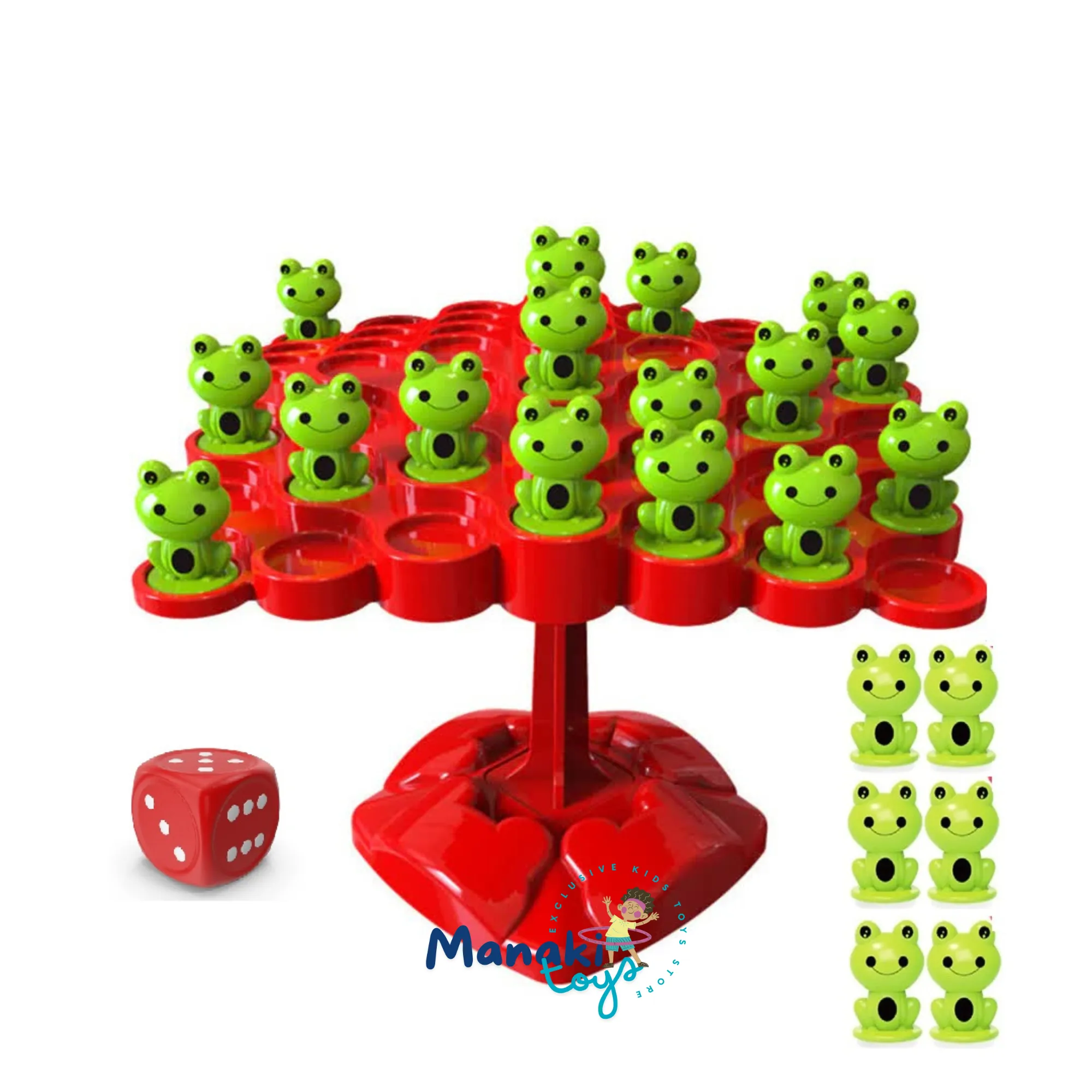 FROG BALANCE GAME TOYS,TWO-PLAYER BALANCE GAME TREE PARENT-CHILD INTERACTIVE FAMILY TABLETOP PUZZLE GAME MONTESSORI TOY,BIRTHDAY CHRISTMAS BULK FROGS BOARD GAME FOR KIDS ADULTS (FROG)…