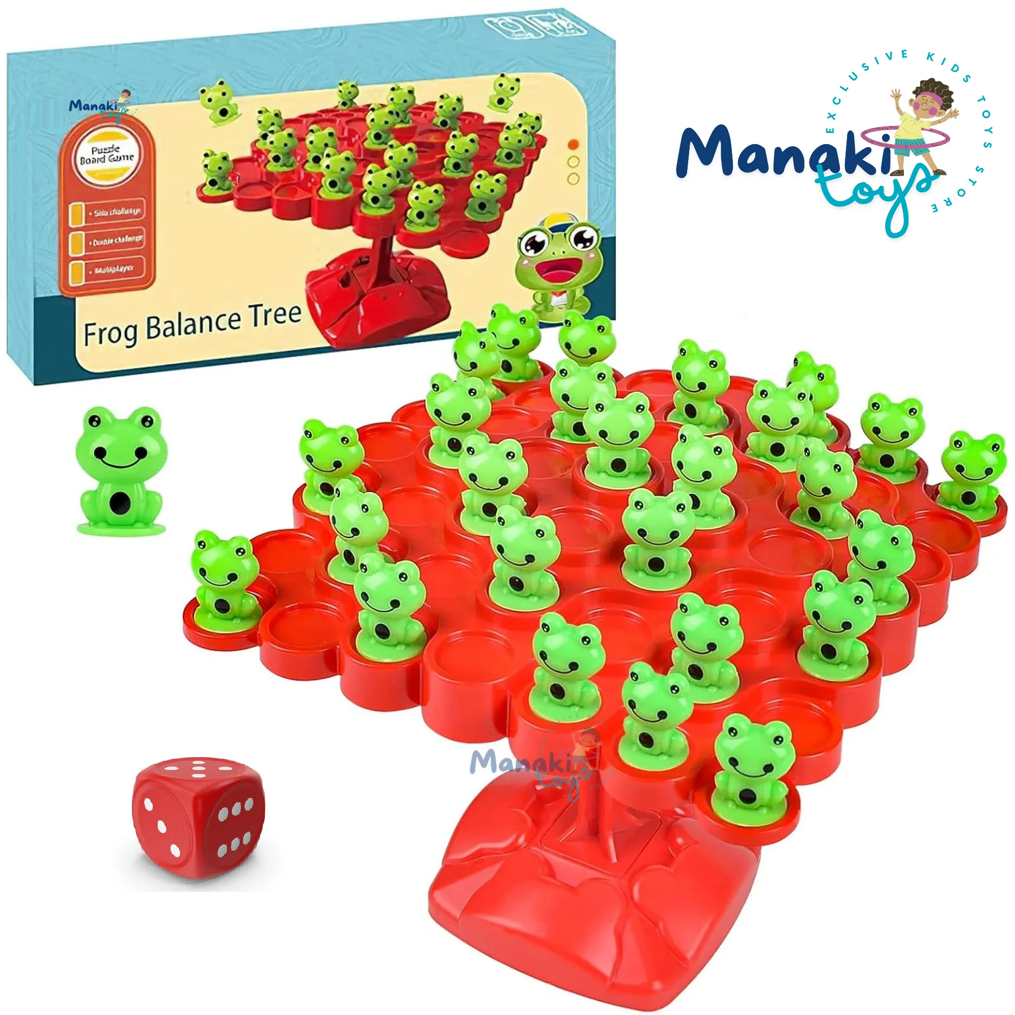 FROG BALANCE GAME TOYS,TWO-PLAYER BALANCE GAME TREE PARENT-CHILD INTERACTIVE FAMILY TABLETOP PUZZLE GAME MONTESSORI TOY,BIRTHDAY CHRISTMAS BULK FROGS BOARD GAME FOR KIDS ADULTS (FROG)…