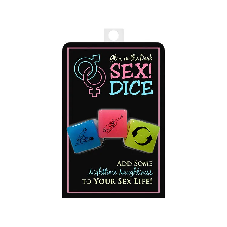 Certainly! Heres an optimized title with modifiers for the e-commerce product:

Fun and Exciting Glow-In-The-Dark Romantic Dice Game for Couples