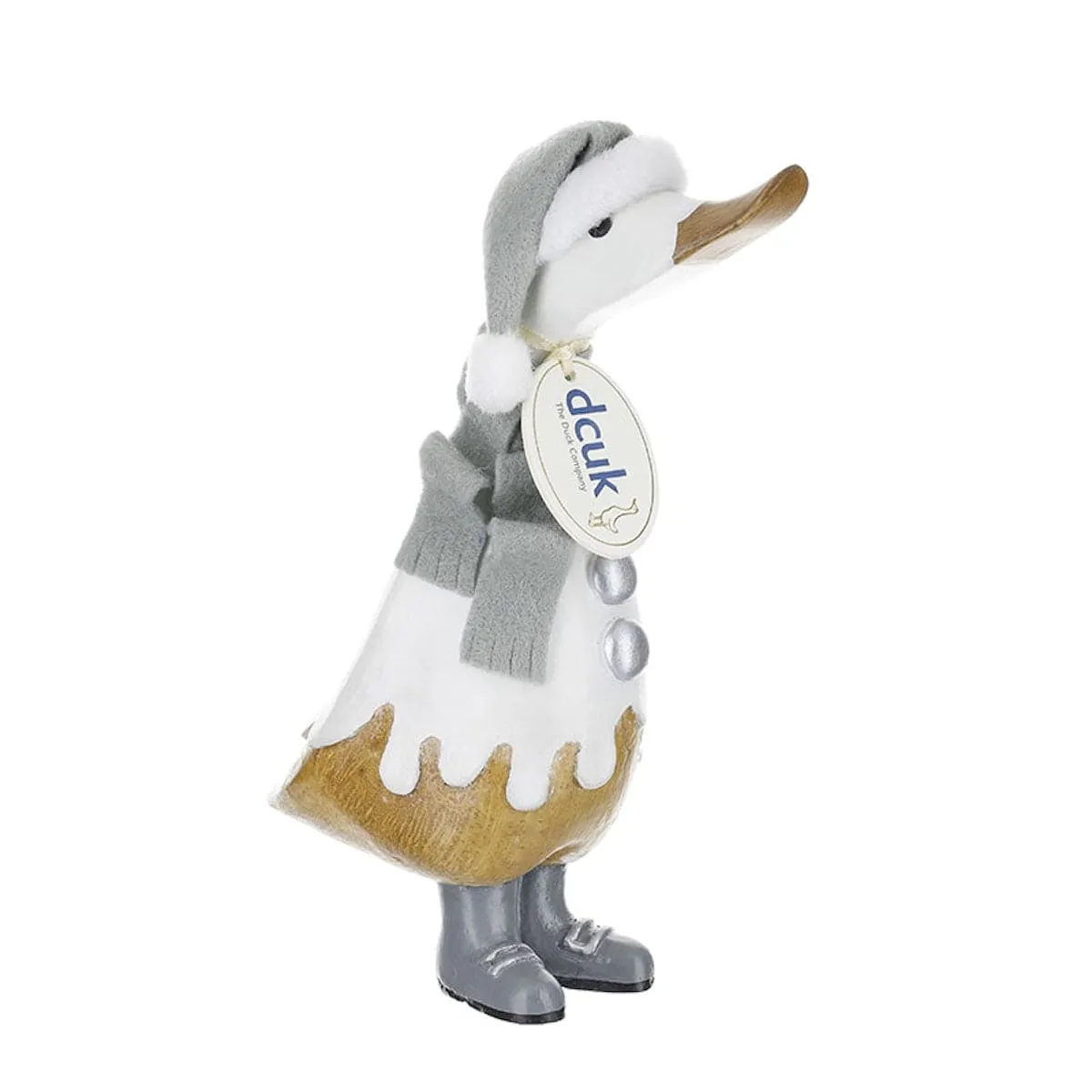 Grey Alpine Wooden Christmas Ducklings - Choice of Design