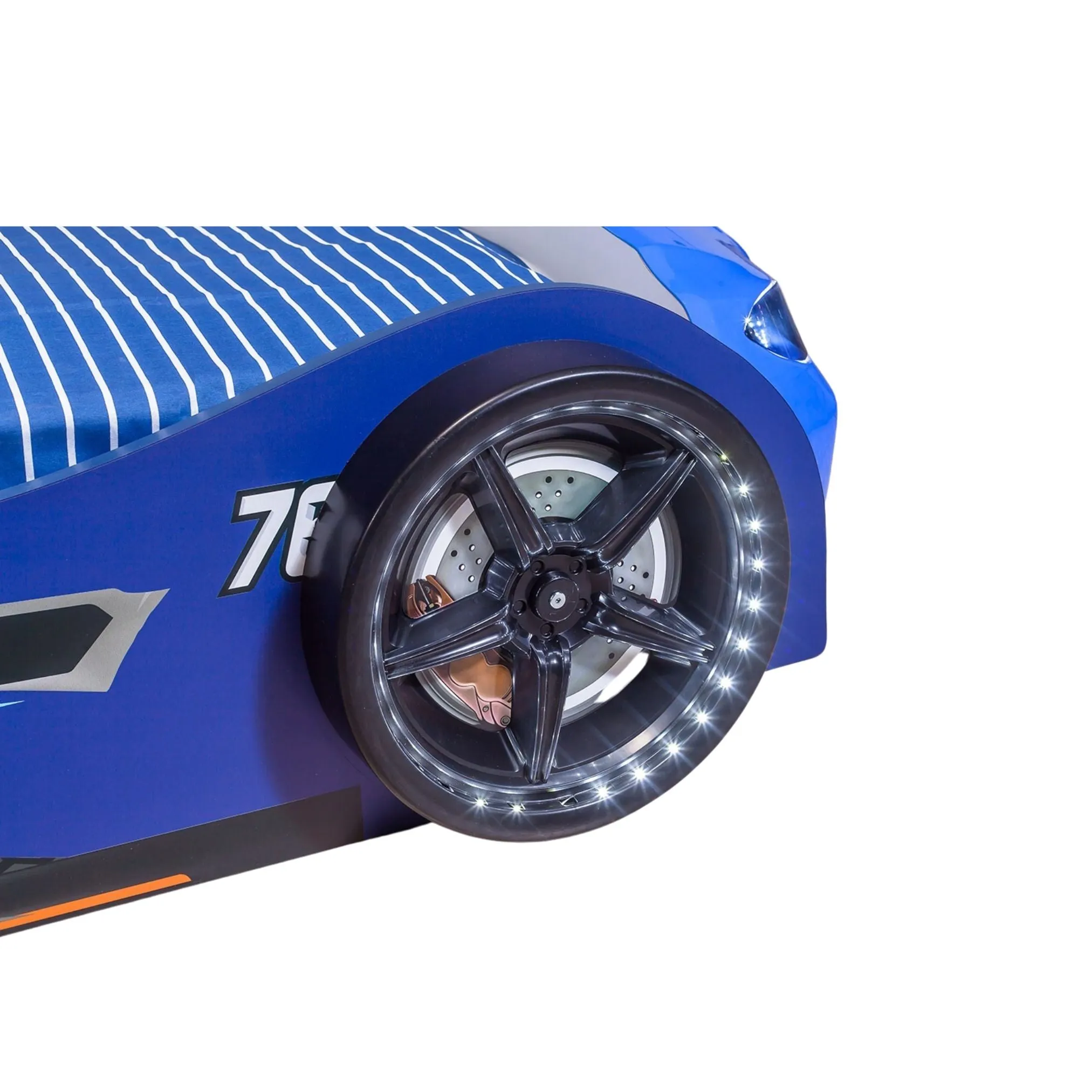 GTX Twin Race Car Bed with LED Lights & Sound FX