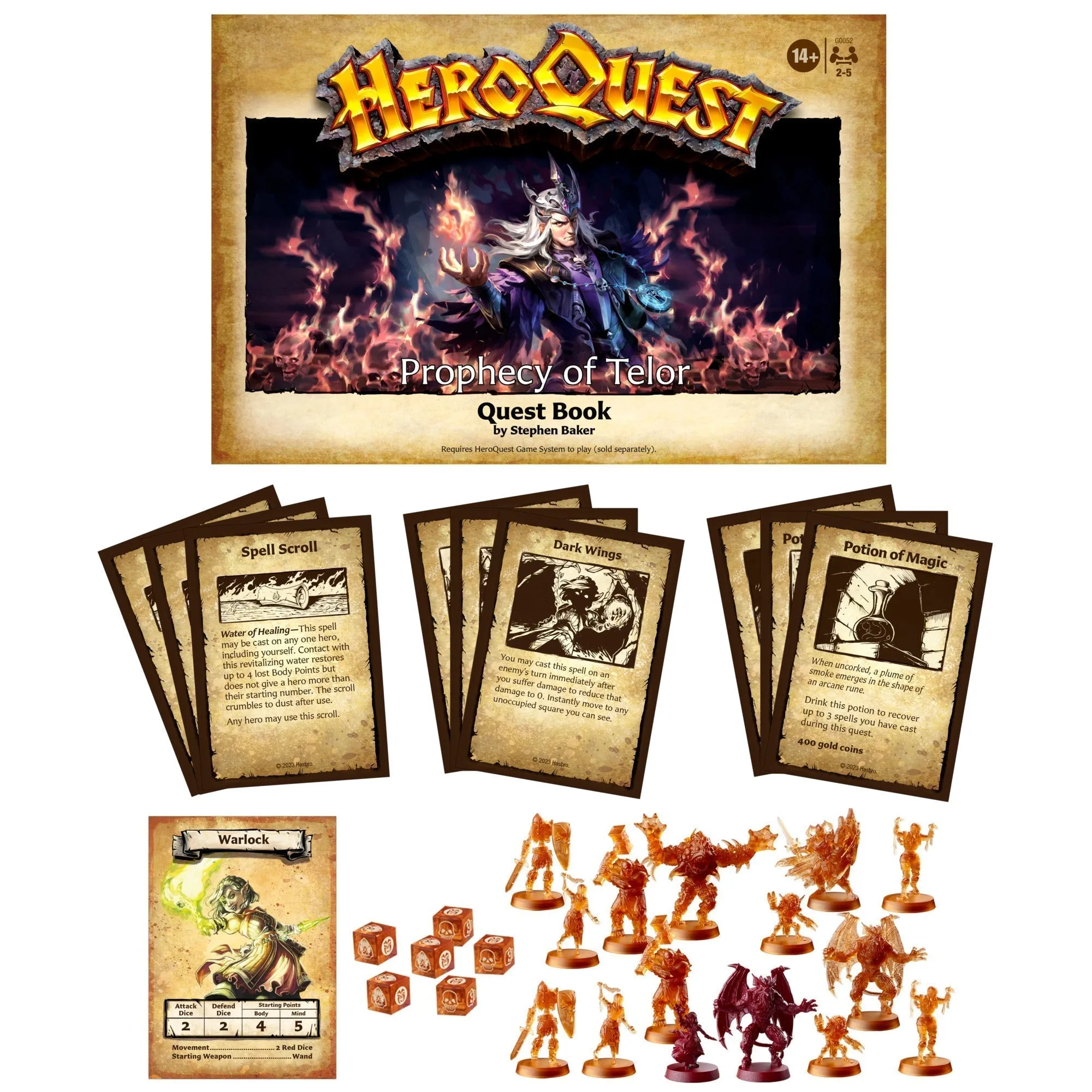 HeroQuest Prophecy of Telor Quest Pack Italian Version