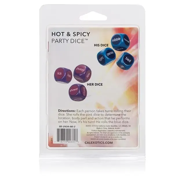 Hot & Spicy Party Dice