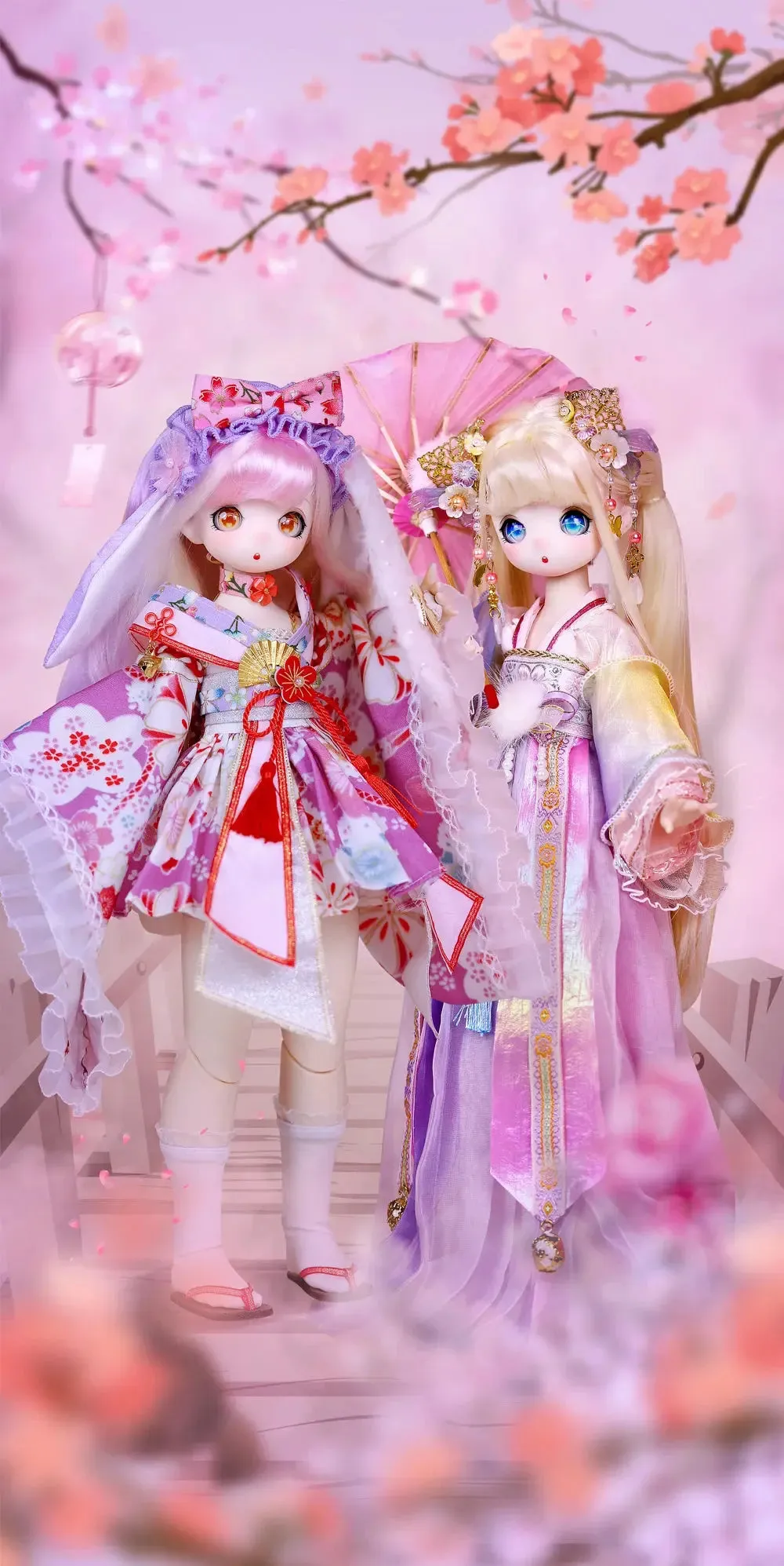 ICY DBS 1/4 BJD Dream Fairy Doll – 40cm SD Anime Toy with Mechanical Joint Body | Official Makeup