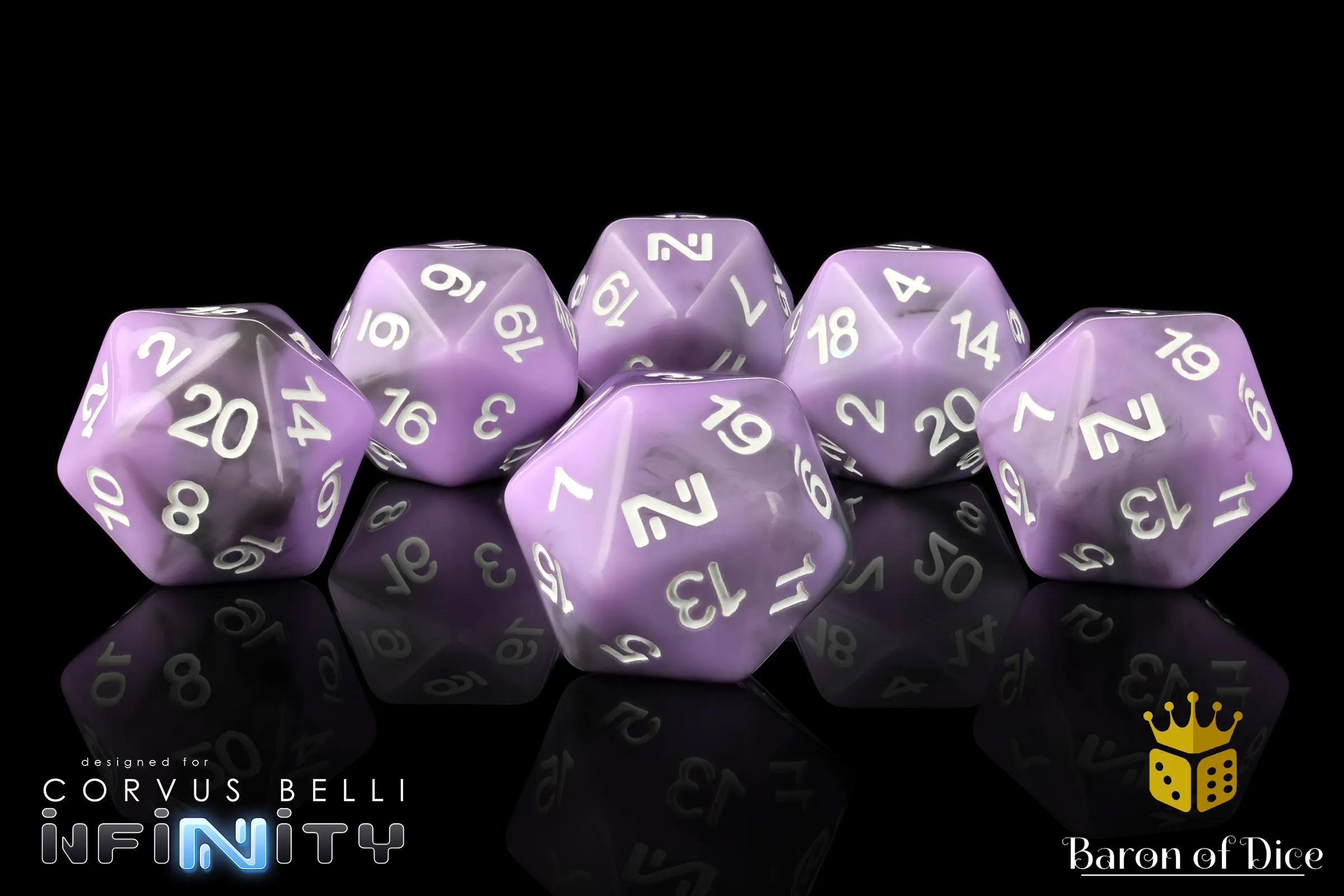 Infinity: N4 Purple - Official Dice Set