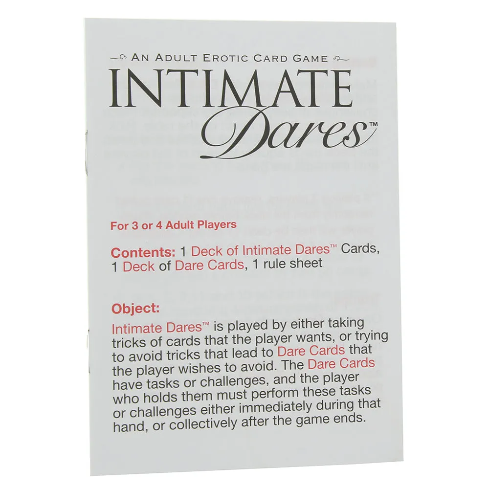 Intimate Dares Adult Erotic Game