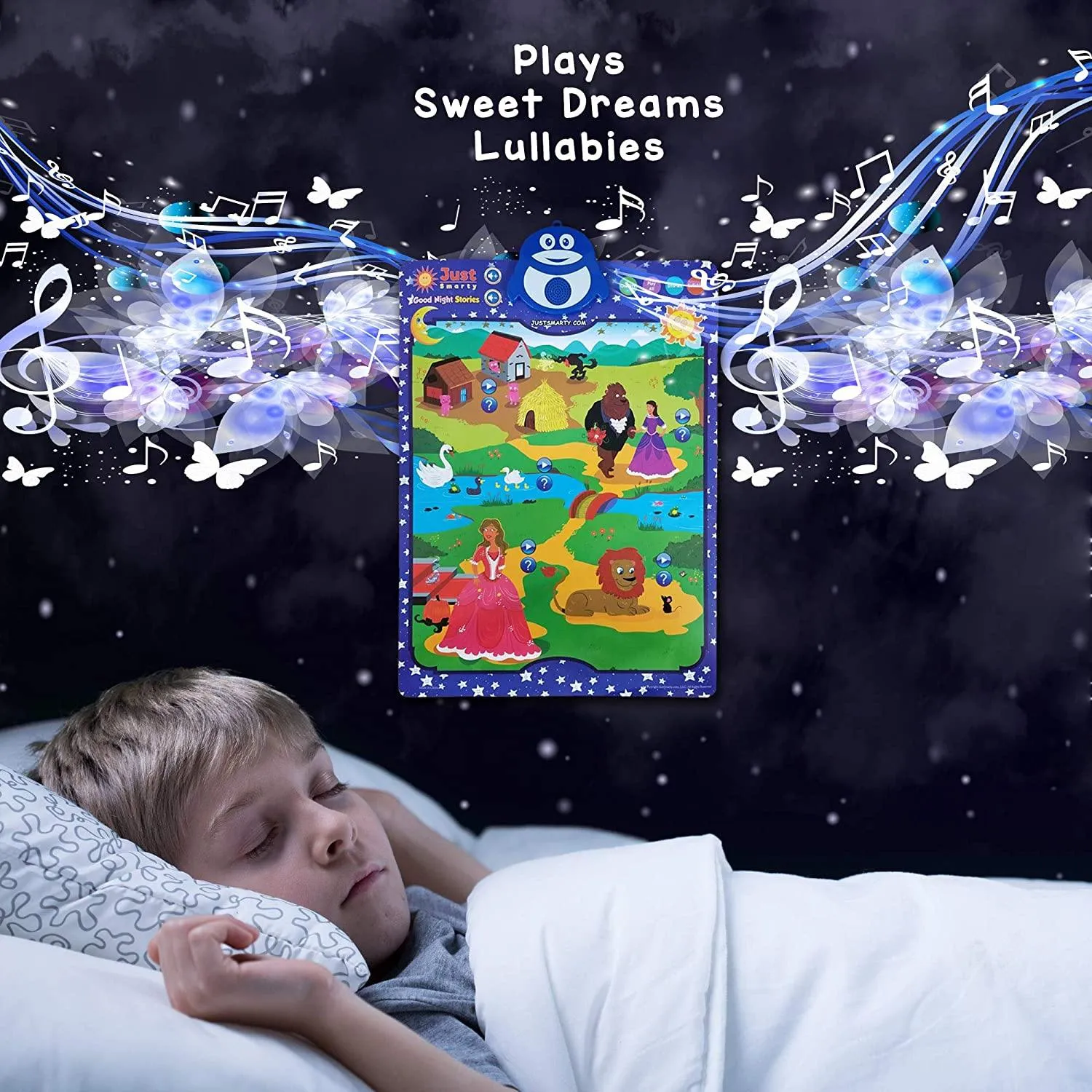 Just Smarty Good Night Stories Interactive Learning Poster