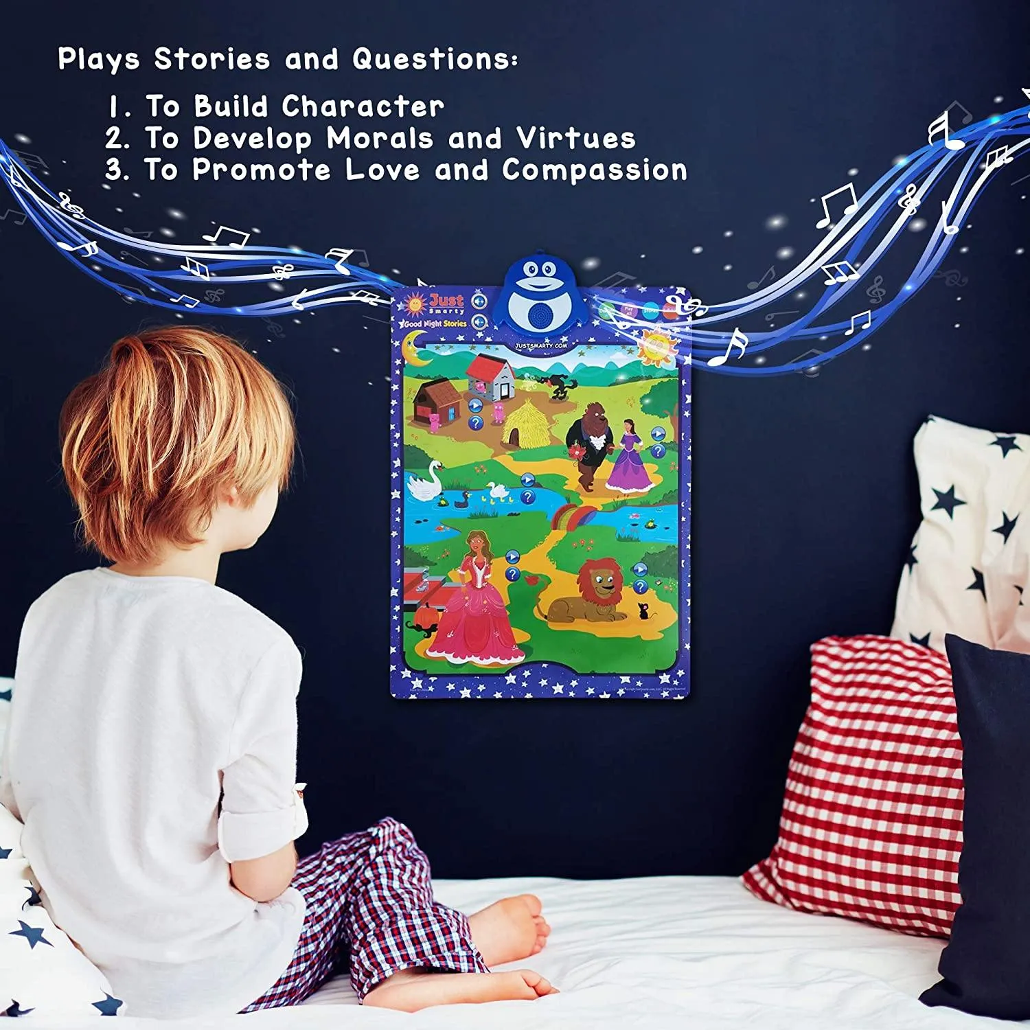 Just Smarty Good Night Stories Interactive Learning Poster