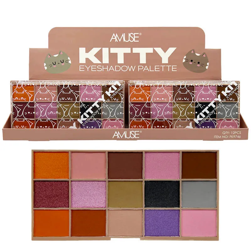 Kitty Eyeshadow 15 Color Palette (12 units)