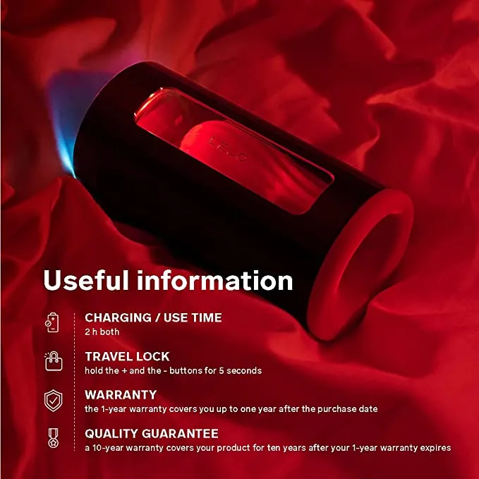 Lelo F1S V2X Masturbator Red