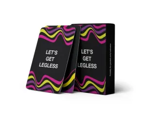 LET'S GET LEGLESS Drinking Card Games for Adults Party