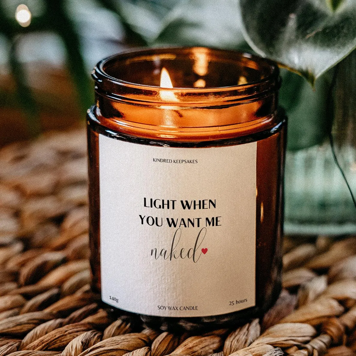 Lights Out Clothes Off Romantic Candle