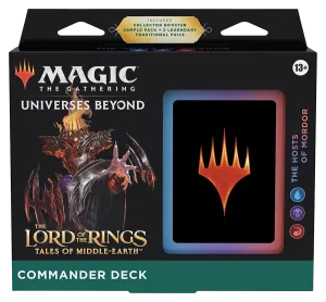 Magic The Gathering: The Lord of the Rings - Tales of Middle-earth The Hosts of Mordor Commander Deck